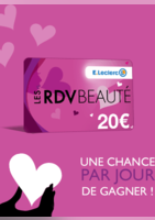 Tentez de gagner des e-cartes cadeaux de 20€ - Parfumerie E.Leclerc