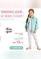 Tendance jeans coloré - Orchestra