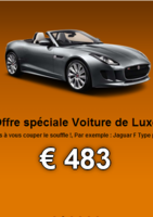 Offre spéciale voiture de luxe : la location de Jaguar F type à prix réduit ! - Sixt