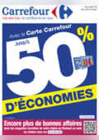 Avec la carte Carrefour 50% d'économies - Carrefour