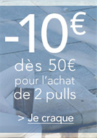 -10€ dès 50€ pour l'achat de 2 pulls - Jacqueline Riu