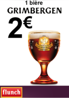 2€ la biére Grimbergen - Flunch