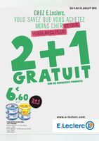 2+1 gratuit - E.Leclerc