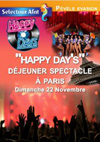 Happy Day's Déjeuner spectacle à Paris  - Selectour Afat