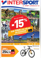-15% sur tous les vélos en magasin - Intersport