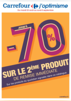 -70% sur le 2ème produit - Carrefour