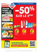 -50% sur le 2ème - Leader Price