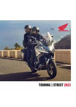 Prospectus Honda France : TOURING  STREET 2022