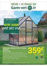 Promos et remises  : Catalogue Gamm Vert