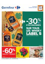 Promos et remises  : -30% D’ÉCONOMIES SUR TOUS LES WHISKY LABEL 5