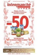 Promos et remises  : -50% sur une selection de chocolats Kinder et Ferrero