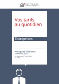 Prospectus Agence Crédit Agricole BUZANCY : Enterprises / Vos Tarifs au Quotidien