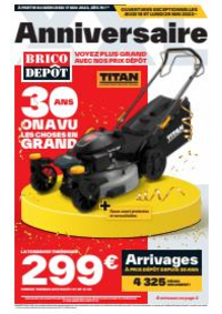 Prospectus Brico Dépôt : Anniversaire