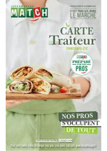 Prospectus Match : CARTE Traiteur PRINTEMPS-ÉTÉ