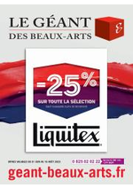 Prospectus Le Géant des Beaux-Arts : Sélection Liquitex