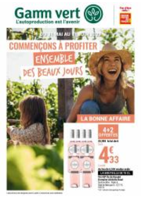 Prospectus Gamm vert PONTARLIER : DÉPLIANT FESTIVAL DES BEAUX JOURS GAMM VERT JARDINERIE