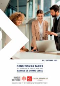 Prospectus CAISSE D'EPARGNE AGENCE VOUZIERS : BROCHURE TARIFICATION BANQUE 2023