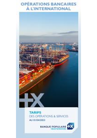 Prospectus Banque Populaire MORCENX : Plaquette-internationale-2023