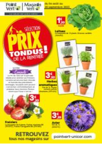 Prospectus Point Vert ABAINVILLE : Selection prix Tondus de la rentree!