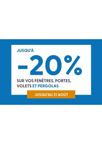 Prospectus Tryba PLUGUFFAN : Jusqu'a -20% sur vos fenetres, portes, volets et pergolas