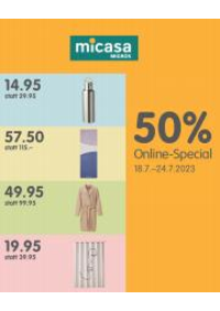 Prospectus Micasa Langendorf : 50% Online-Special