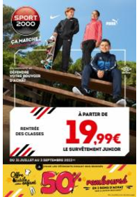 Prospectus Sport 2000 PONTARLIER : DÉFENDRE VOTRE POUVOIR D’ACHAT