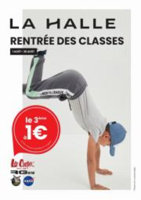 Prospectus La Halle Le Blanc : La retree des classes