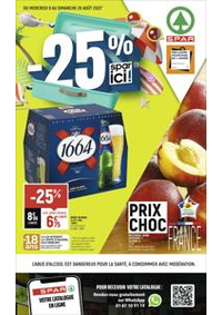 Prospectus Spar SAUZEVAUSSAIS : -25% SPAR ICI !