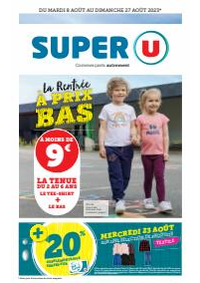 Prospectus Super U LUBERSAC : Rentrée des classes