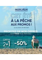 Prospectus Pacific P&ecirc;che : Cet &eacute;t&eacute;, partez &agrave; la p&ecirc;che aux promos
