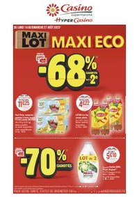 Prospectus Supermarchés Casino AIME : MAXI LOT MAXI ECO