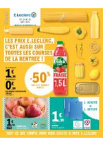 Promos et remises  : Les Prix E.Lecrerc, c'est Aussi sur Toutes les Courses de la Rentr&eacute;e!