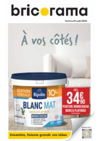 Prospectus Bricorama BLOIS - VINEUIL : Catalogue D'août Bricorama