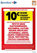 Prospectus Carrefour Drive : 10€ en bon d'achat