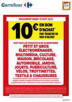 Prospectus Carrefour Drive : 10&euro; en bon d'achat