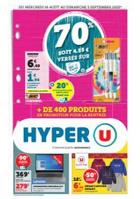 Prospectus Hyper U ECOMMOY : Rentrée des classes