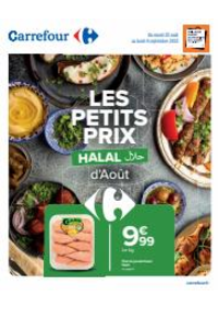 Les petits prix Halal d'Août Prospectus Carrefour TINQUEUX : Les petits prix Halal d'Août