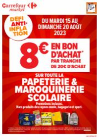 Prospectus Carrefour Market BAR SUR AUBE : 8 euros en bon d'achat