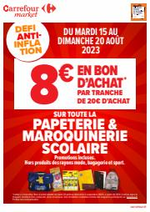 Prospectus Carrefour Market : 8 euros en bon d'achat