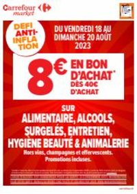 Prospectus Carrefour Market AYTRE : 8 euros de bon d'achat
