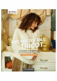 Mes premier pas au tricot Prospectus Phildar distributeur Pont De Vaix : Mes premier pas au tricot