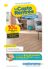 Prospectus Castorama : La Casto Rentrée Nos solutions mini budget!