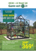 Prospectus Gamm vert : Catalogue Gamm vert