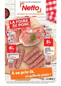 Prospectus Netto Saint-Lizier : SEMAINE PROCHAINE : LA FOIRE AU PORC