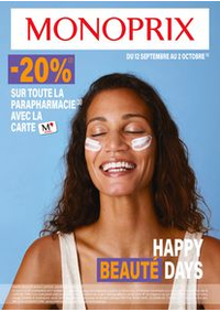 Prospectus Monoprix Saint-Cyr-l'École : Happy beauté days