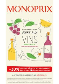 Prospectus Monop' Paris Austerlitz : Foire aux vins