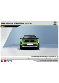 Prospectus Distributeur OPEL GARAGE MATTIODA ET CASTEUR EZANVILLE : Opel Nouveau Mokka Electric
