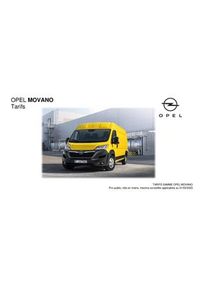 Prospectus Distributeur OPEL PGM ITALIE SAS PARIS : Opel Movano