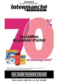 Prospectus Intermarché Super Montmorency : 70% Les chiffres du pouvoir d'achat