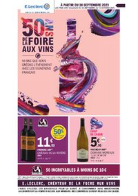 Prospectus E.Leclerc LISIEUX : Foire Aux Vins - Mixte